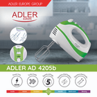 Міксер Adler AD 4205 g - зображення 6