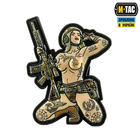 M-Tac нашивка Tactical girl tattoo Тризуб PVC MC - зображення 1