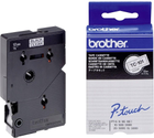Taśma etykietowa Brother P-Touch TC-101 12 mm 7.7 m Black/Clear (4977766050487) - obraz 1