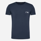 Набір футболок чоловічих бавовняних Emporio Armani 3F715111670-57336 L 2 шт Синій/Бордовий (8056787660779) - зображення 5