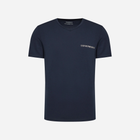 Zestaw koszulek męskich bawełnianych Emporio Armani 3F717111849-11350 L 2 szt Niebieski/Beżowy (8057767239602) - obraz 6