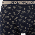 Komplet męskich majtek bawełnianych Emporio Armani 3F717111473-11250 M 3 szt Beżowy/Niebieski (8056787660328) - obraz 4
