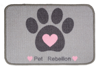 Підкладка під миску Pet Rebellion Absorbent Food Mat Paw heart 40 x 60 см (6223002561995) - зображення 1