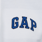 Koszulka polo dziecięca chłopięca GAP 843607-01 130-137 cm Biała (1200110212211) - obraz 3