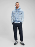 Куртка джинсова чоловіча GAP 819666-00 M Блакитна (1200061788483) - зображення 3