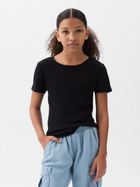 Koszulka dziecięca dziewczęca GAP 871129-08 125-135 cm Czarna (1200132809000) - obraz 1