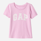 Koszulka dziecięca dziewczęca GAP 862123-00 99-104 cm Różowa (1200133207263) - obraz 1