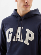 Bluza męska z kapturem ocieplana GAP 868453-01 XL Ciemnogranatowa (1200133052511) - obraz 4