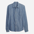 Koszula jeansowa przejściowa męska GAP 543056-01 L Niebieska (1200118689503) - obraz 4