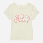Дитяча футболка для дівчинки GAP 459909-00 84-91 см Бежева (1200112452387) - зображення 1