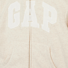 Bluza dla dziewczynki rozpinana z kapturem GAP 692277-19 114-132 cm Beżowa (1200021169864) - obraz 3