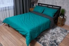 Комплект постельного белья Moon&Star Бязь Gold Люкс Gray Green King Size 220x240 см наволочки 4х50х70 см (MS-820002686)