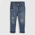 Дитячі джинси-мом для дівчинки GAP 780122-00 107-115 см Сині (1200115503871) - зображення 1