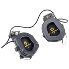 Активні захисні навушники Earmor M31X MARK3 ARC (FG) Olive з кріпленням на шолом - изображение 2