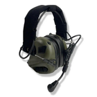 Активні захисні навушники M32 MOD3 з гарнітурою (olive) Earmor - изображение 2
