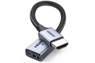Кабель HDMI 8K UGREEN HD165 удлинитель HDMI 2.1 8K 60Hz (4K 240Hz) VRR HDR 3D 17 см Черный (15518)