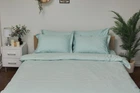 Комплект постельного белья Moon&Star полуторный 143х210 наволочки 4х50х70 Stripe Mint Satin Stripe (MS-820000608)