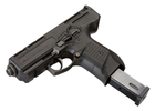 стартовий пістолет Zoraki 925 UK Black + обойма на 25 патронів, Сигнальній пістолет під холостий патрон 9мм, Шумовий - зображення 4