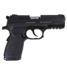 Стартовий пістолет KUZEY A-100#1 Black/Black Grips, Сигнальний пістолет під холостий патрон 9мм, Шумовий - зображення 4