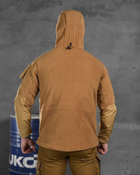 Тактическая флисовка куртка combo coyot M - изображение 6