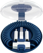 Кабель Vonmahlen Allroundo C USB Type-C - USB Type-A + micro-USB - Apple Lightning 0.75 м Blue (ALC00003) - зображення 1