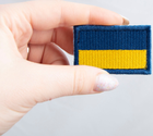 Шеврон нашивка IDEIA на липучке Флаг Украины вышитый патч 3.5х5.3 см (2200004281650) - изображение 3
