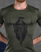 Тактическая потоотводящая футболка odin maria oliva 0 L - изображение 5