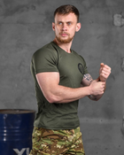 Тактическая потоотводящая футболка odin diva oliva XL - изображение 5