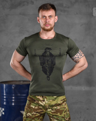 Тактическая потоотводящая футболка odin maria oliva 0 XXL - изображение 1