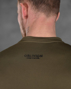 Тактическая потоотводящая футболка Oblivion tactical berserk oliva ВТ6783 2XL - изображение 9
