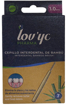 Szczoteczka międzyzębowa Lovyc Bambu Cepillo 1 mm 7 szt (8437021720501) - obraz 1