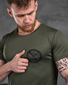 Тактична футболка потовідвідна odin oliva разведка XL - изображение 7