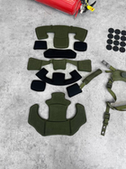 Комплект подушок та підвісна система на бойову каску - зображення 3