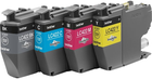 Zestaw tuszy Brother LC422VAL Ink Cartridge Multipack 4 x 550 stron (LC422VAL) - obraz 1