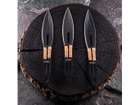Ножи метательные в черном цвете. Набор 3 штуки - изображение 9