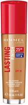 Тональна основа Rimmel London Lasting Finish 25HR Hydration Boost Foundation SPF 20 410 Latte 30 мл (3616301236061) - зображення 1