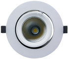 Рефлектор світлодіодний DPM X-Line точковий поворотний для прихованого монтажу 20 Вт 2054 лм білий (STL-XB-20W) - зображення 2