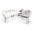 Аптечка, органайзер для медикаментов пластиковый белый MVM PC-16 S WHITE - изображение 5