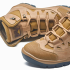 Берці демісезонні тактичні черевики PAV 501 койот шкіряні з мембраною Winterfrost 45 - зображення 6