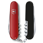 Складаний швейцарський ніж Victorinox Waiter Ukraine Red-Black 9in1 Vx03303.1.3 - зображення 4