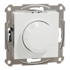 Поворотный LED диммер ASFORA 83x83x62mm ABS белый [EPH6870121] Schneider Electric