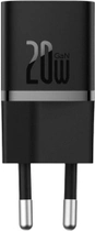 Зарядний пристрій для телефону Baseus 20W USB Type-C Black (CCGN050101) - зображення 3