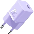 Зарядний пристрій для телефону Baseus 20W USB Type-C Purple (CCGN050105) - зображення 1