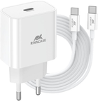 Ładowarka do telefonu Rivacase 20W USB Type-C Quick Charge 3.0 White (PS4101WD4WHITE)