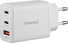 Зарядний пристрій Intenso 20W 1xUSB-A/2xUSB-C White (7806512) - зображення 1