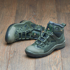 Берці демісезонні тактичні черевики PAV 501 олива хакі шкіряні з мембраною Winterfrost 45 - зображення 10