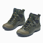 Берці демісезонні тактичні черевики PAV 501 олива хакі шкіряні з мембраною Winterfrost 43 - зображення 7