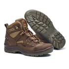 Берці літні тактичні черевики PAV 501 коричневі шкіряні сітка Fresh Air 40 - зображення 4