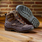 Берцы летние тактические ботинки PAV 501 коричневые кожаные сетка Fresh Air 40 - изображение 9