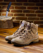 Берцы летние тактические ботинки PAV 501 койот кожаные сетка Fresh Air 41 - изображение 10
